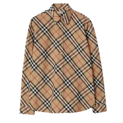 Burberry Shirt Khaki Brown