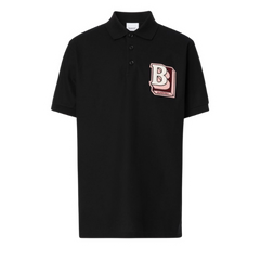 Burberry B Polo Shirt Black