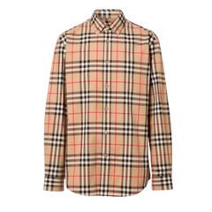 Burberry Shirt Khaki Brown