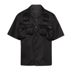 Prada Nylon Tech Shirt Black