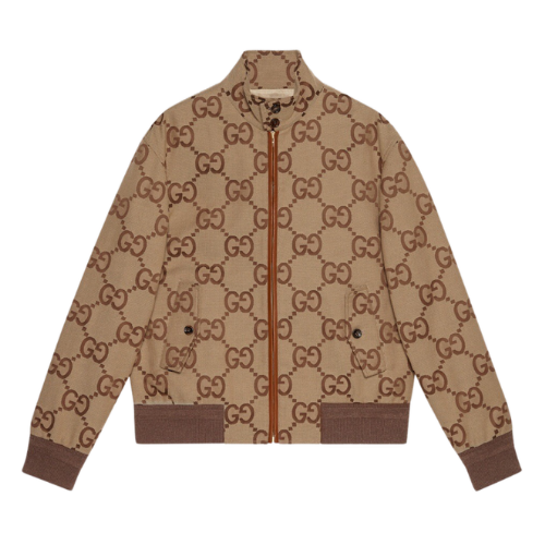 Gucci Monogram Sport Jacket Khaki Brown