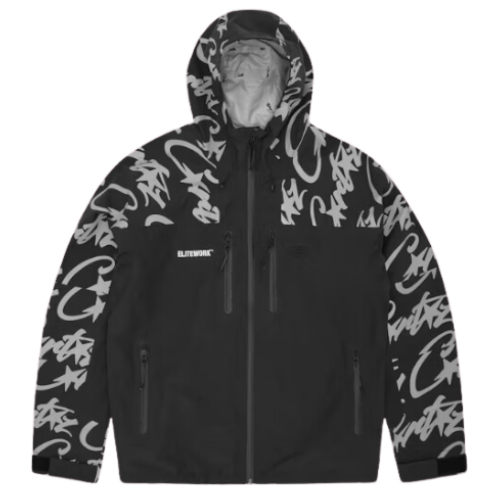 Corteiz Elite Work Evil-Soft Shell Jacket Black