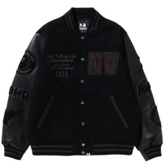 Bape Varsity Jacket Black