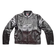 Suzuki Leather Jacket Motorcycle Cycling Black