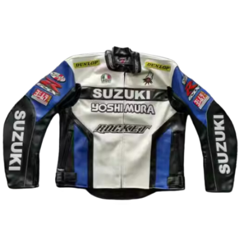 Suzuki Leather Jacket Motorcycle Cycling