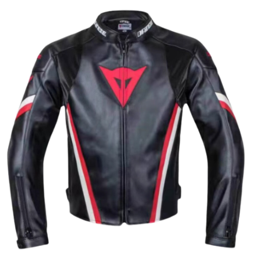 Motorcycling Jacket Black Red