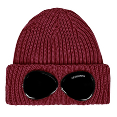 CP Company Beanie Burgundy