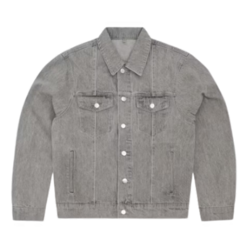 Corteiz C Star Denim Trucker Jacket Grey