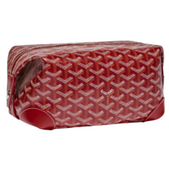 Goyard Bowling 25 Toiletry Bag Red