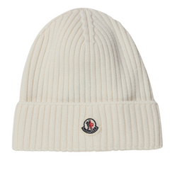 Moncler Beanie White