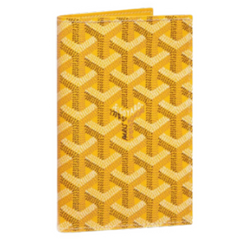 Goyard Grenelle Passport Cover Yellow