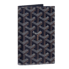 Goyard Grenelle Passport Cover Navy Blue