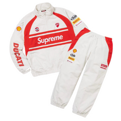 Supreme Ducati Tracksuit White