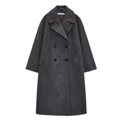 Zara Wool Coat Grey