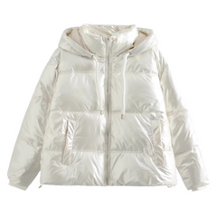 Zara Puffer Jacket White