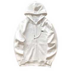 Lacoste Zip hoodie White