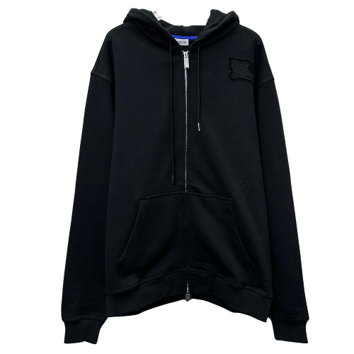 Burberry Zip Hoodie Black