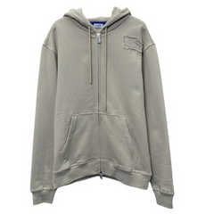 Burberry Zip Hoodie Grey