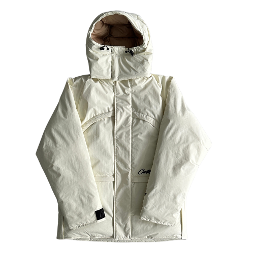 Corteiz Bolo BIG Puffer Cream
