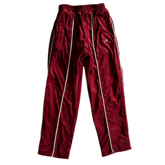 Corteiz Velour Amg Jogger Burgundy