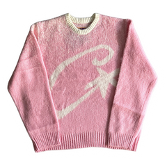 Corteiz C-Star Mohair Sweater Pink