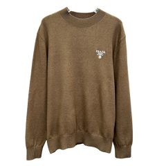 Prada Basic Sweater Brown