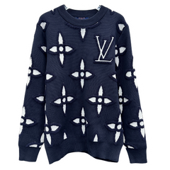 Louis Vuitton Sweater Blue White