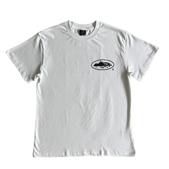 Corteiz Halftone Island t Shirt White Black