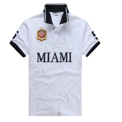 Ralph Lauren Polo Shirt Chief Keef Miami White