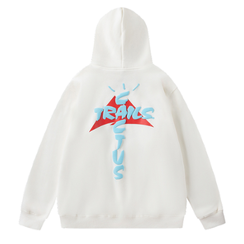 Travis Cactus Jack Hoodie White