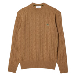 Lacoste Knit Sweater Brown