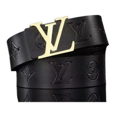 Louis Vuitton Belt Black Gold