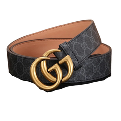 Gucci GG Belt Black Bronze