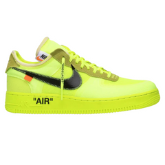 Air Force 1 Sneaker Off White Volt Neon