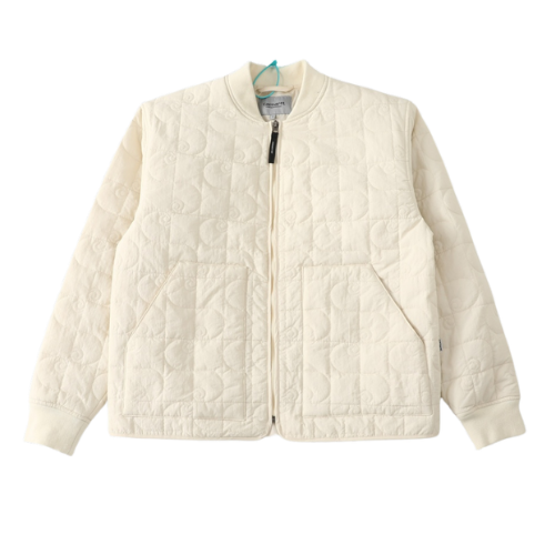 Carhratt Bomber Jacket Wave Print Cream