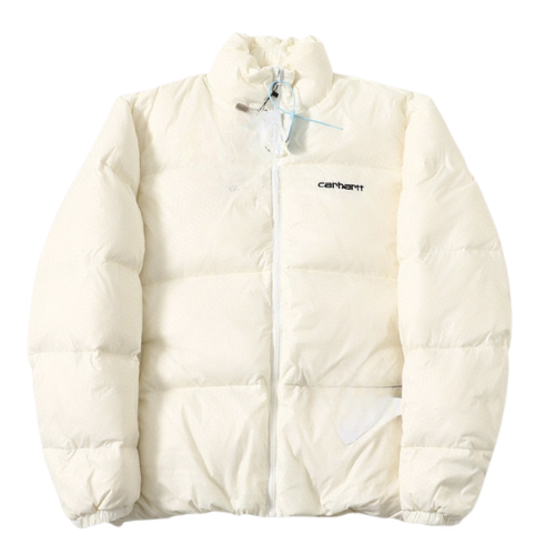 Carhartt Puffer Jacket Shiny Cream