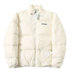 Carhartt Puffer Jacket Shiny Cream