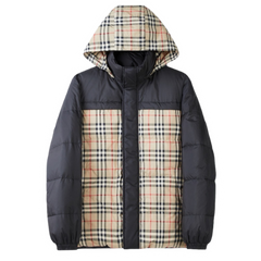 Burberry Puffer Reversable Black Khaki