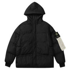 Stone Island Down Puffer Jacket Black