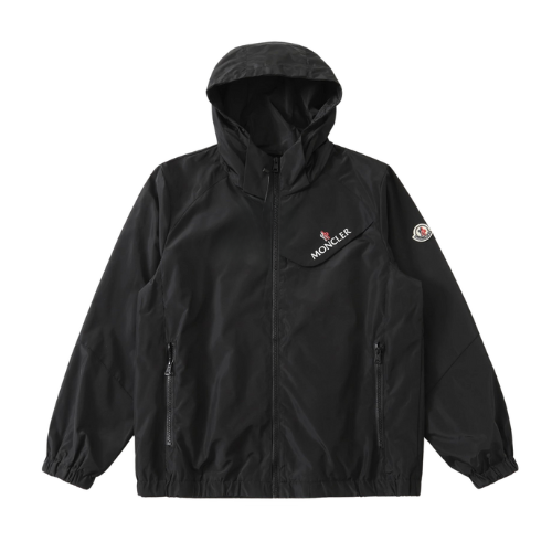 Moncler Windbreaker Rain Jacket Black