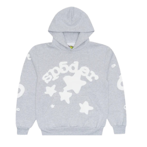 Sp5da Hoodie Grey White