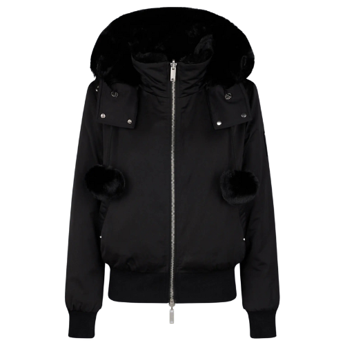 Moose Knuckles Debbie Bomber Black Black