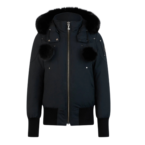 Moose Knuckles Debbie Bomber Navy Blue