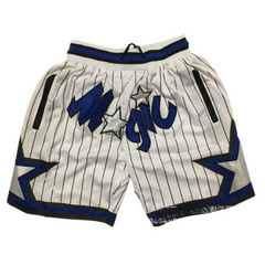 NBA Basketball Vintage Shorts Orlando Magic White