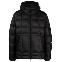 CP Company D.D. Shell Hooded Down Puffer Jacket Black