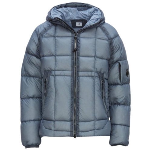 CP Company D.D. Shell Hooded Down Puffer Jacket Blue
