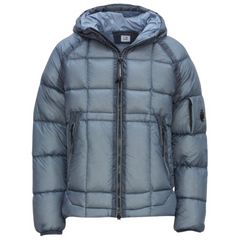 CP Company D.D. Shell Hooded Down Puffer Jacket Blue