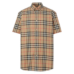 Burberry Shirt Classic Khaki Brown