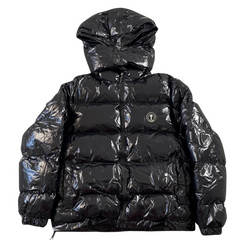 Trapstar Shiny Puffer Jacket Black