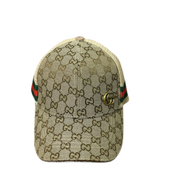 Gucci Cap Beige Gold Badge